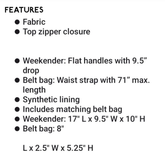 New DSW Tan Travel Tote - Picture 6 of 6